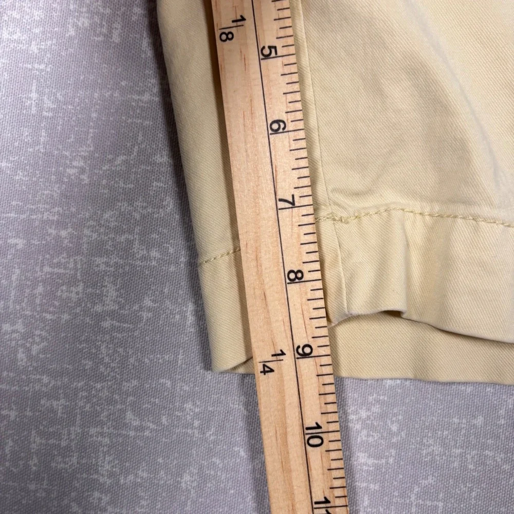 Tommy‎ Bahama Mens Boracay Chino Shorts Khaki Tan Cotton Blend Size 36 *Flaws